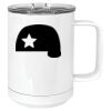 15 oz. White Vacuum Insulated Mug w/Slider Lid Thumbnail
