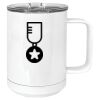 15 oz. White Vacuum Insulated Mug w/Slider Lid Thumbnail