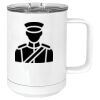 15 oz. White Vacuum Insulated Mug w/Slider Lid Thumbnail