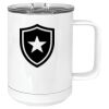 15 oz. White Vacuum Insulated Mug w/Slider Lid Thumbnail