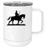 15 oz. White Vacuum Insulated Mug w/Slider Lid Thumbnail
