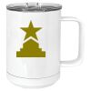 15 oz. White Vacuum Insulated Mug w/Slider Lid Thumbnail