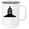 15 oz. White Vacuum Insulated Mug w/Slider Lid Thumbnail