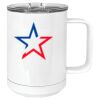 15 oz. White Vacuum Insulated Mug w/Slider Lid Thumbnail