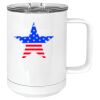 15 oz. White Vacuum Insulated Mug w/Slider Lid Thumbnail