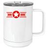 15 oz. White Vacuum Insulated Mug w/Slider Lid Thumbnail