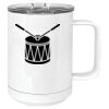 15 oz. White Vacuum Insulated Mug w/Slider Lid Thumbnail