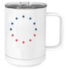 15 oz. White Vacuum Insulated Mug w/Slider Lid Thumbnail