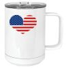 15 oz. White Vacuum Insulated Mug w/Slider Lid Thumbnail