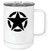 15 oz. White Vacuum Insulated Mug w/Slider Lid Thumbnail