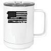 15 oz. White Vacuum Insulated Mug w/Slider Lid Thumbnail