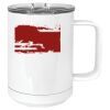 15 oz. White Vacuum Insulated Mug w/Slider Lid Thumbnail
