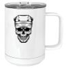 15 oz. White Vacuum Insulated Mug w/Slider Lid Thumbnail