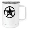 15 oz. White Vacuum Insulated Mug w/Slider Lid Thumbnail