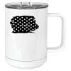 15 oz. White Vacuum Insulated Mug w/Slider Lid Thumbnail