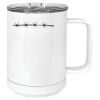 15 oz. White Vacuum Insulated Mug w/Slider Lid Thumbnail