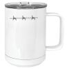 15 oz. White Vacuum Insulated Mug w/Slider Lid Thumbnail