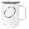 15 oz. White Vacuum Insulated Mug w/Slider Lid Thumbnail