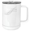 15 oz. White Vacuum Insulated Mug w/Slider Lid Thumbnail