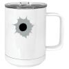 15 oz. White Vacuum Insulated Mug w/Slider Lid Thumbnail