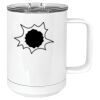 15 oz. White Vacuum Insulated Mug w/Slider Lid Thumbnail