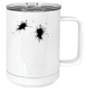 15 oz. White Vacuum Insulated Mug w/Slider Lid Thumbnail