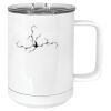 15 oz. White Vacuum Insulated Mug w/Slider Lid Thumbnail