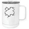 15 oz. White Vacuum Insulated Mug w/Slider Lid Thumbnail