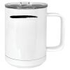15 oz. White Vacuum Insulated Mug w/Slider Lid Thumbnail