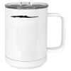 15 oz. White Vacuum Insulated Mug w/Slider Lid Thumbnail
