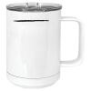 15 oz. White Vacuum Insulated Mug w/Slider Lid Thumbnail