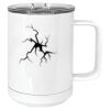 15 oz. White Vacuum Insulated Mug w/Slider Lid Thumbnail