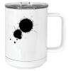 15 oz. White Vacuum Insulated Mug w/Slider Lid Thumbnail