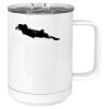 15 oz. White Vacuum Insulated Mug w/Slider Lid Thumbnail