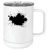 15 oz. White Vacuum Insulated Mug w/Slider Lid Thumbnail