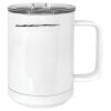 15 oz. White Vacuum Insulated Mug w/Slider Lid Thumbnail