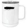 15 oz. White Vacuum Insulated Mug w/Slider Lid Thumbnail