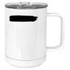 15 oz. White Vacuum Insulated Mug w/Slider Lid Thumbnail
