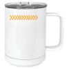 15 oz. White Vacuum Insulated Mug w/Slider Lid Thumbnail