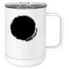 15 oz. White Vacuum Insulated Mug w/Slider Lid Thumbnail