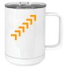 15 oz. White Vacuum Insulated Mug w/Slider Lid Thumbnail