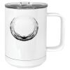 15 oz. White Vacuum Insulated Mug w/Slider Lid Thumbnail