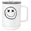 15 oz. White Vacuum Insulated Mug w/Slider Lid Thumbnail