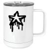 15 oz. White Vacuum Insulated Mug w/Slider Lid Thumbnail