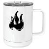 15 oz. White Vacuum Insulated Mug w/Slider Lid Thumbnail