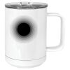 15 oz. White Vacuum Insulated Mug w/Slider Lid Thumbnail