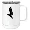 15 oz. White Vacuum Insulated Mug w/Slider Lid Thumbnail