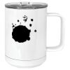 15 oz. White Vacuum Insulated Mug w/Slider Lid Thumbnail