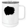 15 oz. White Vacuum Insulated Mug w/Slider Lid Thumbnail