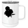 15 oz. White Vacuum Insulated Mug w/Slider Lid Thumbnail